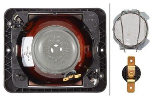 Reflektor halogenowy, prostokątny, 12/24V przezroczysty, przykręcany 173x99x144 mm Hella