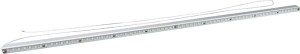 Listwa oświetleniowa LED 15W 1320lm prostokątna 24V 1000x24 mm Kramp