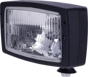 Reflektor halogenowy, prostokątny 12/24V przezroczysty przykręcany 182x88x102 mm Hella