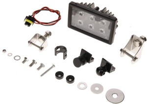 Lampa robocza LED, prostokątna 30W 2400lm z wtyczką H11 światło rozproszone 6 LED Kramp