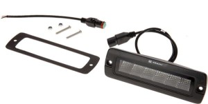 Lampa robocza LED, prostokątna 30W 2880lm 12/24V, biała, 157x49.7x60 mm światło rozproszone z wtyczką Deutsch, 6 LED