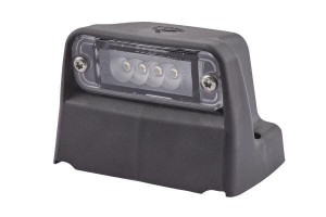 Lampa oświetlenia tablicy rejestracyjnej LED prostokątna 12V przezroczysta przykręcana 93x63x66.2 mm przyłącze tulejkowe 4 szt. LED Hella