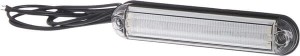 Lampa obrysowa LED, 0.3/1.3W prostokątna 12/24V biała 6 LED Kramp