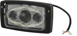 Reflektor przedni LED, 24/22W prostokątny 10/30V 83x182x101 mm Kramp