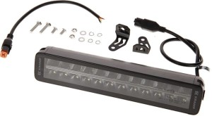 Lampa robocza długa LED, 120W 10080lm prostokątna, 12/24V, biała/pomarańczowa, 357x70x67 mm z wtyczką Deutsch, Combo, prosta, 24 LED, E-BOOST