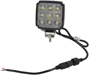 Lampa robocza LED, kwadratowa 27W 3420lm, biała, 96.5x48.5x124.5 mm z wtyczką Deutsch 2-pin, światło rozproszone, Kramp