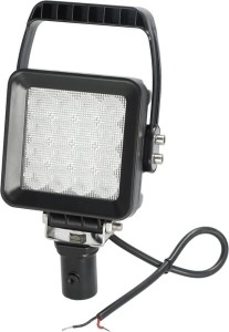 Lampa robocza LED, kwadratowa, 48W 2000lm 12-24V 16 szt. LED, z uchwytem