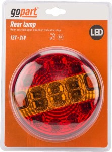 Lampa tylna zespolona LED, okrągła, 12-24V, ? 140 mm gopart