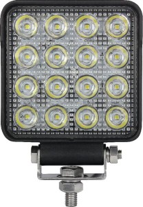 Lampa robocza LED, kwadratowa 25W 3040 lm 10/30V światło skupione 16 LED Kramp