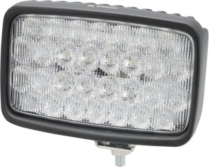 Lampa robocza LED, prostokątna 90W 6000lm 10/30V z wtyczką Deutsch, światło rozproszone 30 LED Kramp