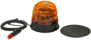 Lampa błyskowa LED, 24W 12/24V na magnes z wtyczką Kramp
