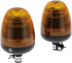 Zestaw lamp błyskowych LED z funkcją synchronizacji TWIN, 12-24V na uchwyt, elastyczna