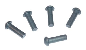 Nity z łbem okrągłym Kramp, 6 x 20 mm, 0,5 kg