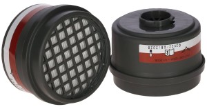 Zestaw zapasowych filtrów A1P2 COMPACT do maski VULCANO, w blistrze, Kerbl