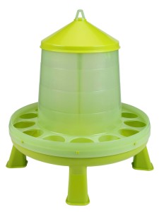 Karmidło dla drobiu, z nóżkami, 14,4 l, 12 kg, pistacjowy/zielony
