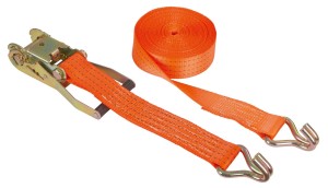 Pas transportowy  z napinaczem, 30m x 50mm, 4000 kg, 2,8 kN, pomarańczowy, Kerbl Works
