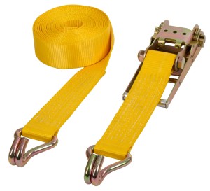 Pas transportowy z napinaczem, 8m x 75mm, 10 000 kg, 5,0 kN, żółty, Kerbl Works