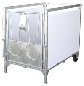 Mobilny box dla cieląt, mały, 130 x 85 x 106 cm, Kerbl