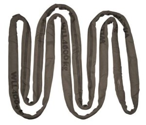 Zawiesie pasowe bezkońcowe , 6 m, udźwig 4000 kg, szary, Kerbl Works