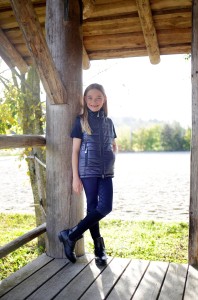 Legginsy jeździeckie Equona, damskie, granatowy, roz. 40/42, Covalliero