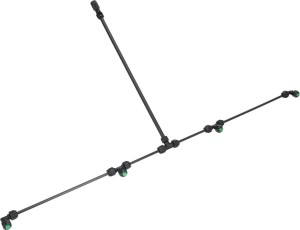 Lanca opryskiwacza, tworzywo sztuczne, z 4 dyszami fanjet, max 4 bar