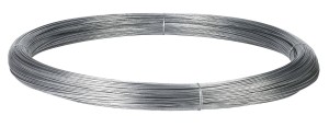 Drut stalowy do ogrodzeń elektrycznych dla koni i bydła, 2,0 mm, 1000 m, Kerbl