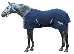 Derka stajenna dla konia RugBe, niebieski, 145 cm, Covalliero