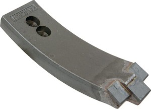 Redliczka 260x82 mm wzmocniona wygięta, 2-otw. pasująca do Väderstad, Kramp