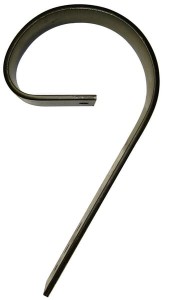 Ząb wleczony, 80x10x515 mm bez redliczki Kramp