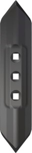 Redliczka 345x73x13 mm obracalna wzmocniona płaska, 3-otw. uniwersalna