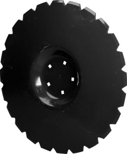 Talerz brony uzębiony, 560x4 mm, 5 otworów 12,5 mm, rozstaw 116 mm