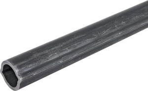 Rura profilowa, wymiar wewnętrzny 4, 0v Lemon, średnica 40x34,5x4 mm, długość: 608 mm