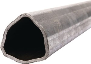 Rura profilowa PTO zewnętrzna 70, przekrój trójkątny 63x55x4 mm, długość: 1000 mm