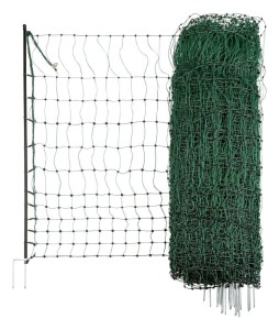 Siatka dla królików, 25 m, 65 cm, zielona, poj. szpic, Kerbl
