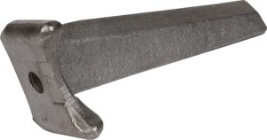 Ząb brony aktywnej, prawy, L=318 mm pasujący do Kuhn, Kramp