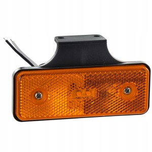 Lampa obrysowa 2 LED pomarańczowa IP67 12/24V