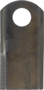 Nożyk kosiarki rotacyjnej lewy 105x47x4 mm otwór Ø 20.50 mm okrągły pasuje do Kuhn