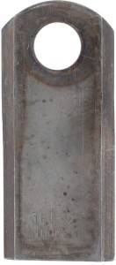 Nożyk kosiarki rotacyjnej prawy 116x48x4 mm otwór Ø 20.50 mm okrągły pasuje do Kuhn