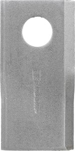 Nożyk kosiarki rotacyjnej lewy 96x48x4 mm otwór Ø 19 mm okrągły pasuje do Krone 25 szt.