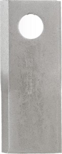 Nożyk kosiarki rotacyjnej prawy 118x48x4 mm otwór Ø 19 mm okrągły pasuje do Fella 25 szt.
