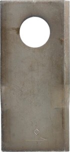 Nożyk kosiarki rotacyjnej lewy 106x49x3 mm otwór Ø 21 mm okrągły pasuje do Claas 25 szt.