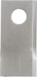 Nożyk kosiarki rotacyjnej prawy 100x48x3 mm otwór Ø 19 mm okrągły pasuje do Pöttinger/Niemeyer 25 szt.