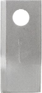 Nożyk kosiarki rotacyjnej lewy 107x48x4 mm otwór Ø 19 mm okrągły pasuje do Niemeyer 25 szt.