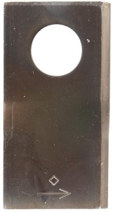 Nożyk kosiarki rotacyjnej lewy 94x48x3 mm otwór Ø 23 mm okrągły pasuje do Mörtl 25 szt.