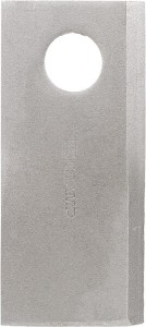 Nożyk kosiarki rotacyjnej lewy 107x48x4 mm otwór Ø 18.50 mm okrągły pasuje do Vicon/PZ 25 szt.