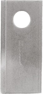 Nożyk kosiarki rotacyjnej lewy 105x48x4 mm otwór Ø 19 mm okrągły pasuje do Claas 25 szt.