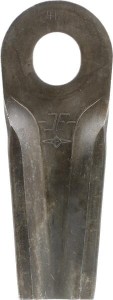 Nożyk kosiarki rotacyjnej lewy/prawy 132x50x4 mm owalny otwór 23.0x20.5 mm pasuje do Kongskilde JF/Stoll
