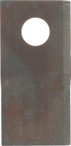 Nożyk kosiarki rotacyjnej lewy 100x48x3 mm otwór Ø 19 mm okrągły pasuje do Niemeyer