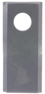 Nożyk kosiarki rotacyjnej prawy 108x48x4 mm otwór Ø 21 mm okrągły pasuje do Sitrex