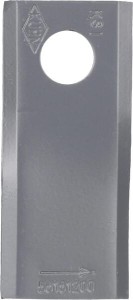 Nożyk kosiarki rotacyjnej lewy 93x40x3 mm otwór Ø 16.25 mm okrągły pasuje do Kuhn 25 szt.